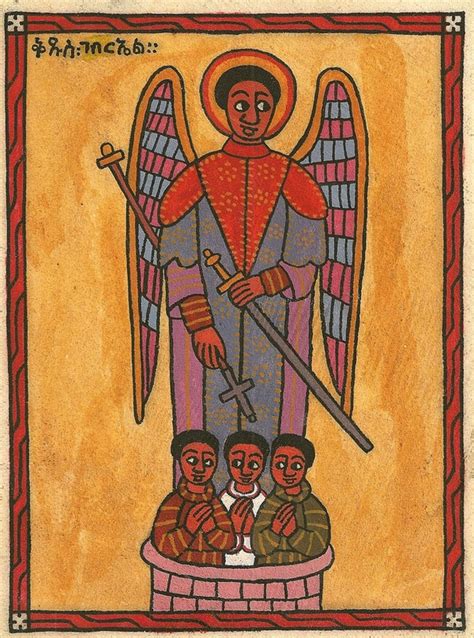 Shadrach Meshach Abednego And The Angel Of The Fiery Furnace