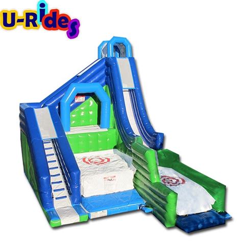 Inflatable Cliff Jump Inflatable Slide Inflatable Combo With Air Bag