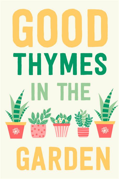 Make Sure Youre Having Good Thymes In Your Garden This Spring