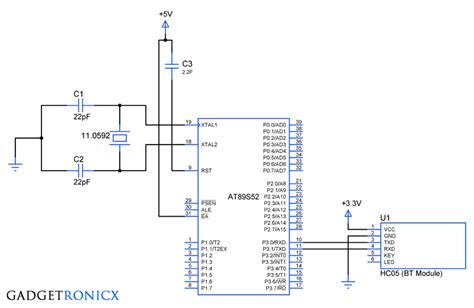 Bluetooth Module Hc 05 Circuit Diagram Wiring View And Schematics Diagram
