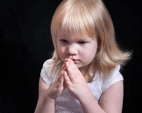 Little Girl Praying — Stock Photo © Ilona75 6409972