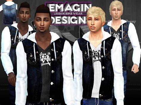 4 Men True Religion Jacket Hoodies The Sims 4 Catalog