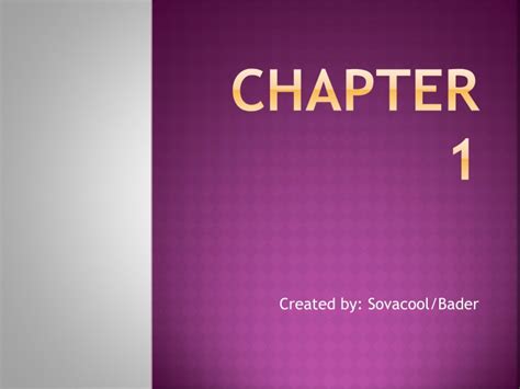Ppt Chapter 1 Powerpoint Presentation Free Download Id8899029