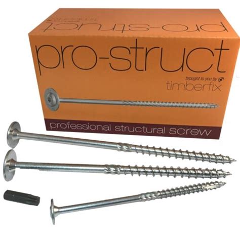 Prostruct Timberfix Structural Torx Timber Wood Screws Washer Head Spax