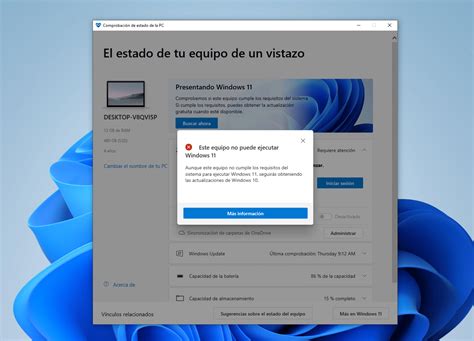 ¿Por qué tu PC no es compatible con Windows 11 si cumple los requisitos?