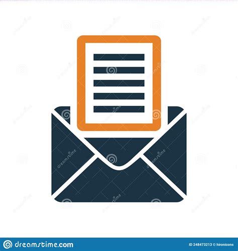 Newsletter Icon Simple Vector Illustration Isolated On A White
