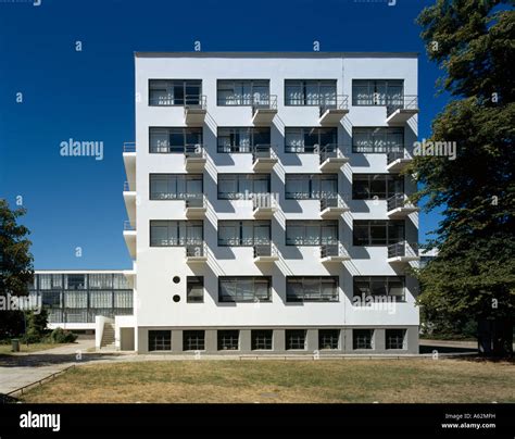 Dessau Bauhaus Prellerhaus Stockfotografie Alamy