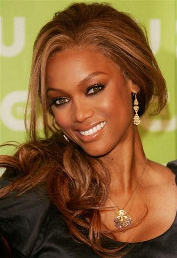 Tyra Banks Love Her Hair Color And Makeup Fix My Hair Pinterest Spring Style And Tyra Bank