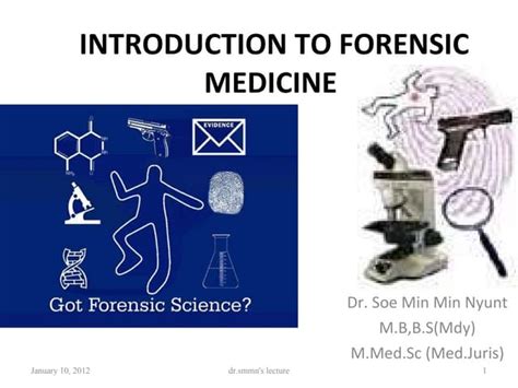 Introduction To Forensic Medicine Ppt