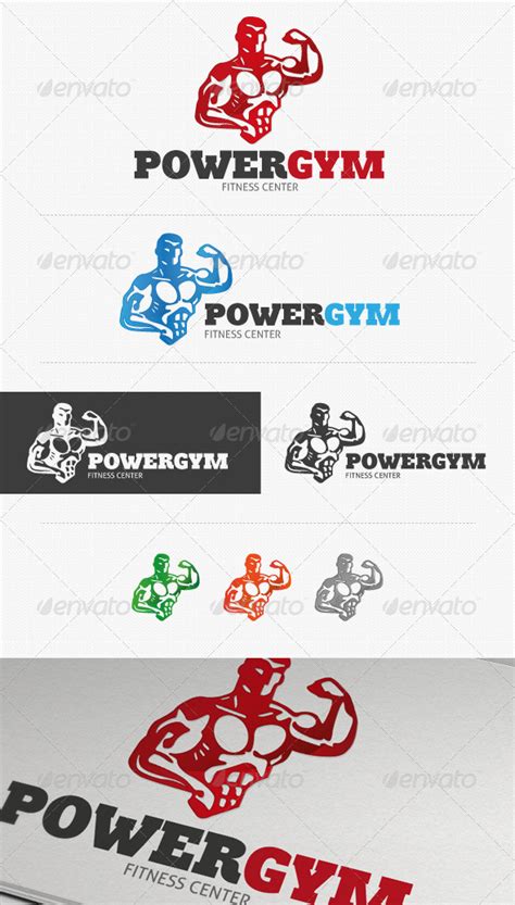 Power Gym Fitness Logo By Hollymolly Graphicriver