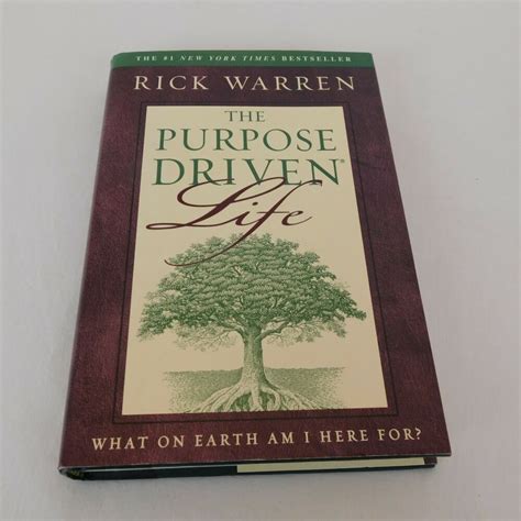 Purpose Driven Life What On Earth Am I Here For Rick Warren 2002 Hcdj