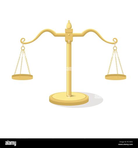 Equilibrium Scales Cartoon Stock Vector Image And Art Alamy