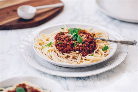 It is a staple food of traditional italian cuisine. Spaghetti bolognese - Ania Starmach