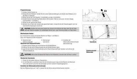 Spektrum DX6i 6CH DSMX Radio System Benutzerhandbuch | Manualzz