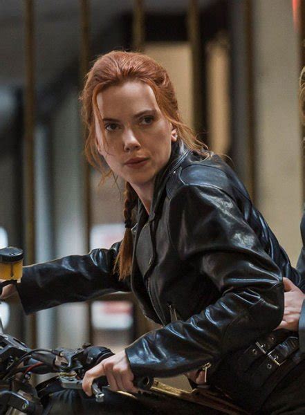 Scarlett Johansson Black Widow Leather Jacket Leathercult Genuine