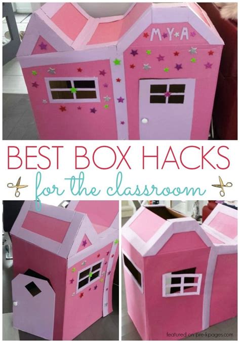 Cardboard Box Hacks For The Classroom Cardboard Box