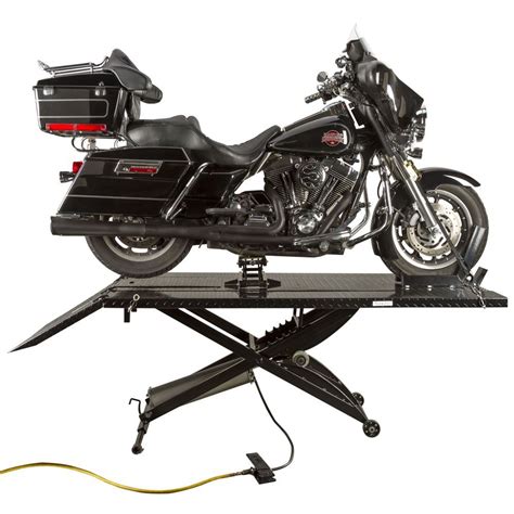 Wood Motorcycle Lift Table Redline Dt1k Drop Tail 1000 Lb Motorcycle