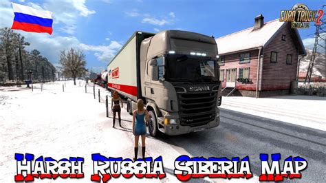 Harsh Russia Siberia Map Vr Euro Truck Simulator