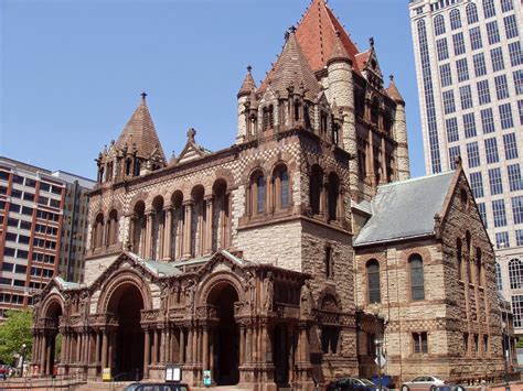 Architecture Trinity Church Of Boston Massachusetts Art For Your