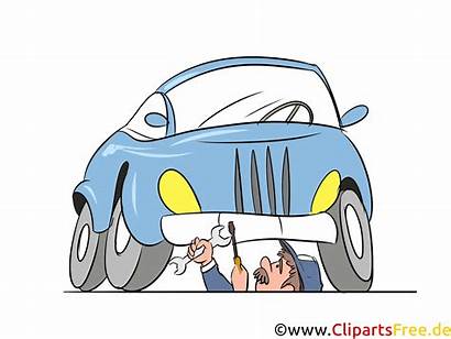 Clipart Autowerkstatt Reparatur Gratis Cartoon Kfz Bild