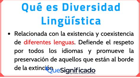 Diversidad Lingüística Variedades y Culturas del Lenguaje