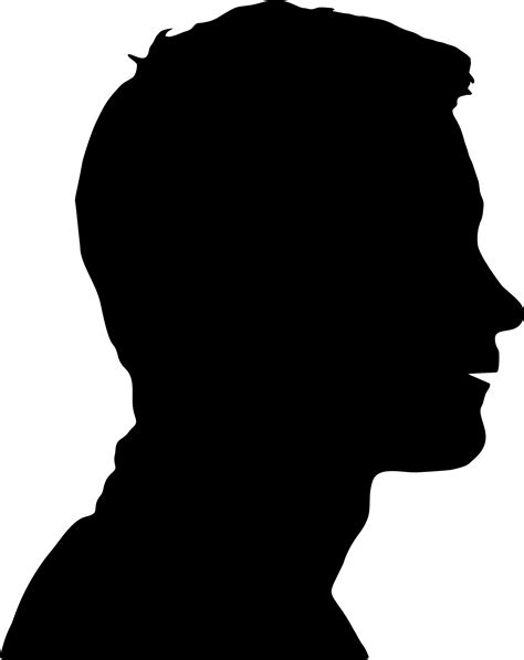 Human Head Face Silhouette Clip Art Man Silhouette Png Download