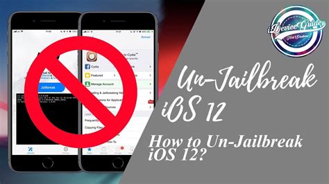 How to remove beta iphone! UnJailbreak iOS 12 - 12.1.2 : How to Remove UnCover ...