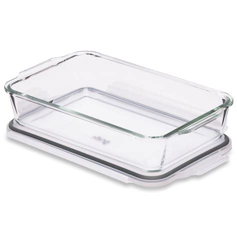 Glass Lasagne Dish With Lid 22 Litre
