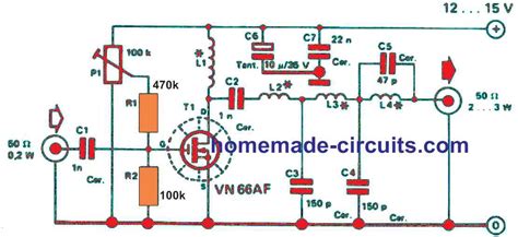 Rf Amplifier Circuits And Rf Converters Homemade Circuit Projects