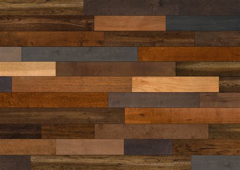 Mixed Species Wood Flooring Pattern For Background Texture