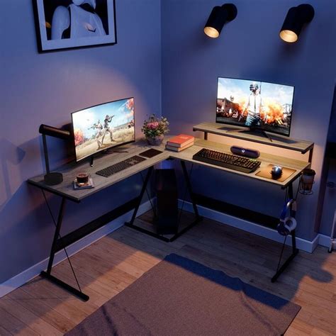 Abeyta Reversible L Shape Gaming Desk In 2021 Bedroom Setup Room
