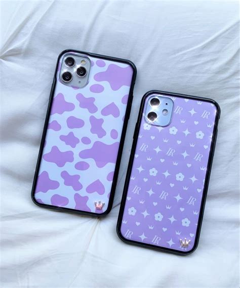 These Dreamy Purple Prints 💜 Apple Phone Case Cute Phone Cases Girly Phone Cases