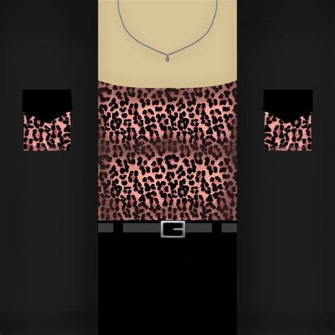Leopard Pink Top Aesthetic Roblox Shirt Hoodie Roblox Roblox T Shirts