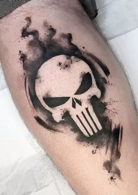 Details More Than 72 Punisher Skull Tattoo Incdgdbentre