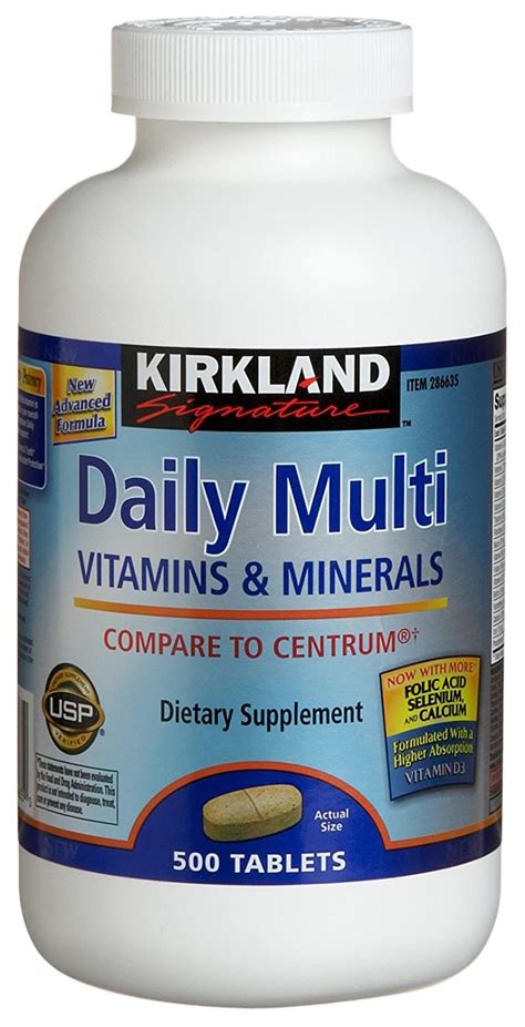 Vitamin world may refuse, or limit the use of, any coupon and/ or return for any reason, including reoccurring disruptive. Kirkland Signature Daily Multi Vitamins & Minerals Tablets ...