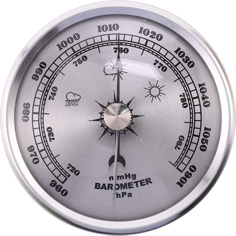 Pressure Gauge Metal Wall Barometer Atmospheric Multifunction