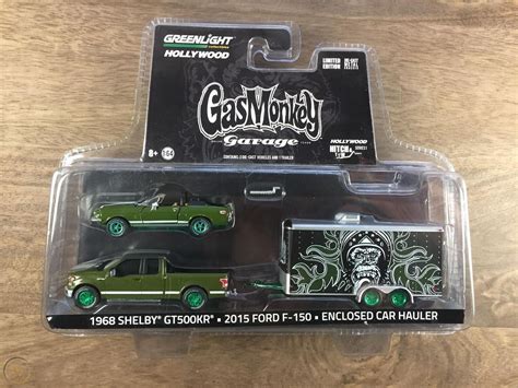 Greenlight Green Machine Hitch And Tow Gas Monkey Garage 68 Shelby