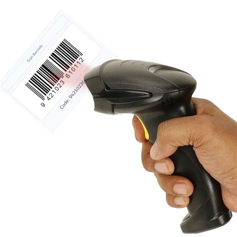 Nishica Laser Barcode Scanner Handheld 1 D Usb Wired Barcode Reader