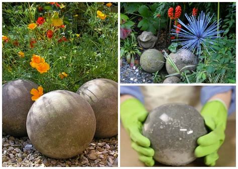 DIY: Learn How to Make Concrete Garden Balls [VIDEO] - Garden Lovers Club
