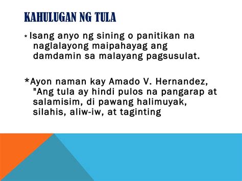 Filipino Tula Compatible