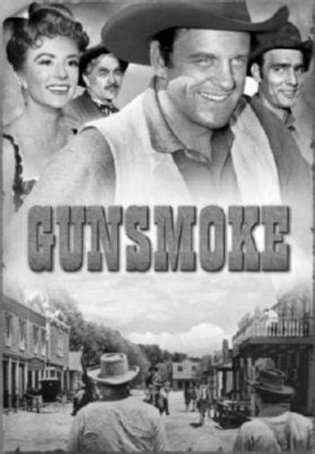 gunsmoke poster metal sign wall art 8in x 12in 12 x16 black and white the poster depot