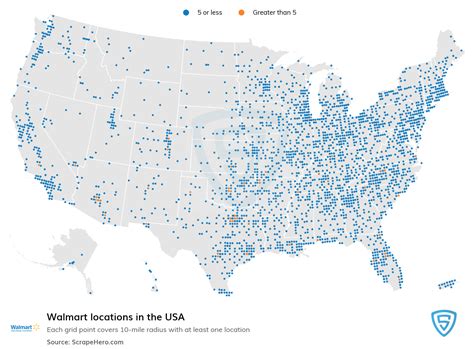 List Of All Walmart Store Locations In The Usa Scrapehero Data Store