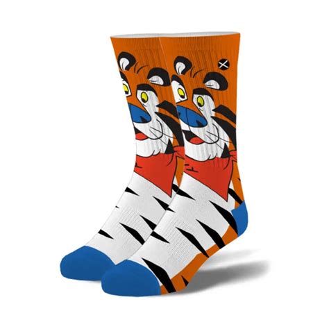 Odd Sox Tony The Tiger Frosted Flakes Funny Crew Socks For Men Women 1599 Picclick