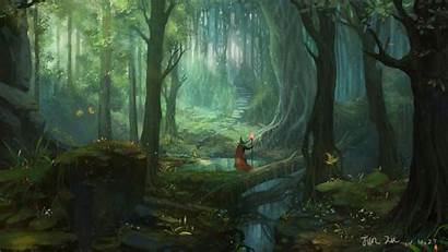 Forest Fantasy Wizard Wandering Trees Mind Gandalf