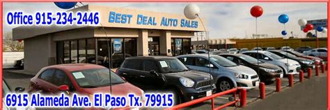 El paso (tx), 79915, united states. EL PASO AUTO DEALS EL PASO TEXAS
