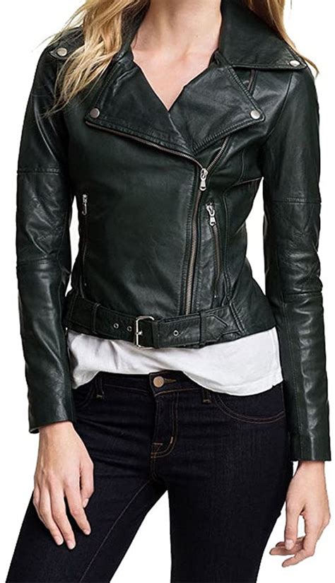 The Leather Firm Womens Leather Jacket Xxx Large Black At Amazon Women