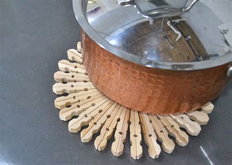 How To Make A Wood Clothespin Trivet Tutorial Factory Direct Craft Blog