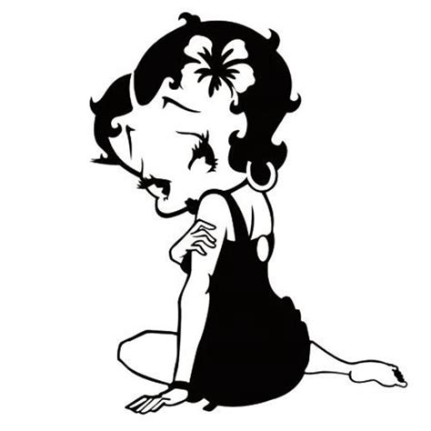 Betty Boop Cuttable Design Svg Png  And Illustratorcorel Etsy