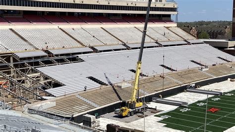 Major Progress As Work On Boone Pickens Stadium North Side Continues