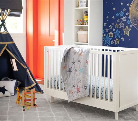 Helping you achieve the american dream of living in a home. Camden Star Baby Bedding | Crib Bedding | Pottery Barn Kids